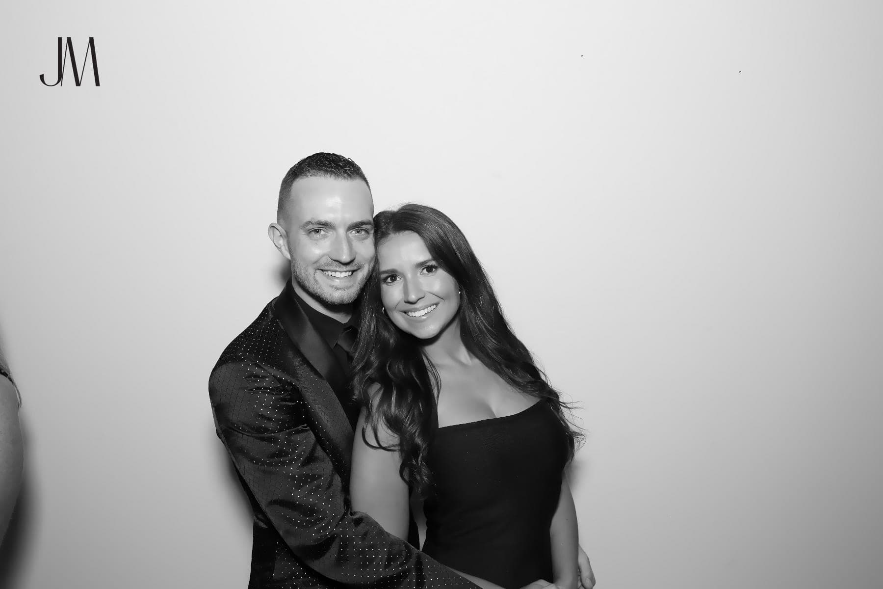 Chris Dare and his wife Shantelle in formalwear at a black-tie event