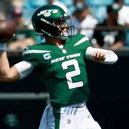 Chris Dare with Zach Wilson, NY Jets
